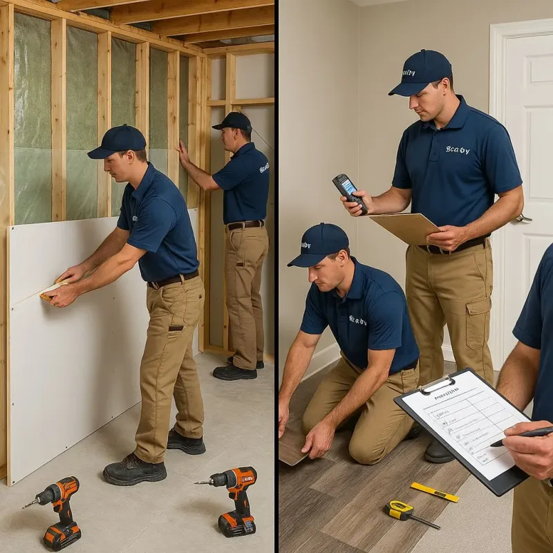 Repairs and Reconstruction process in Rains County, TX